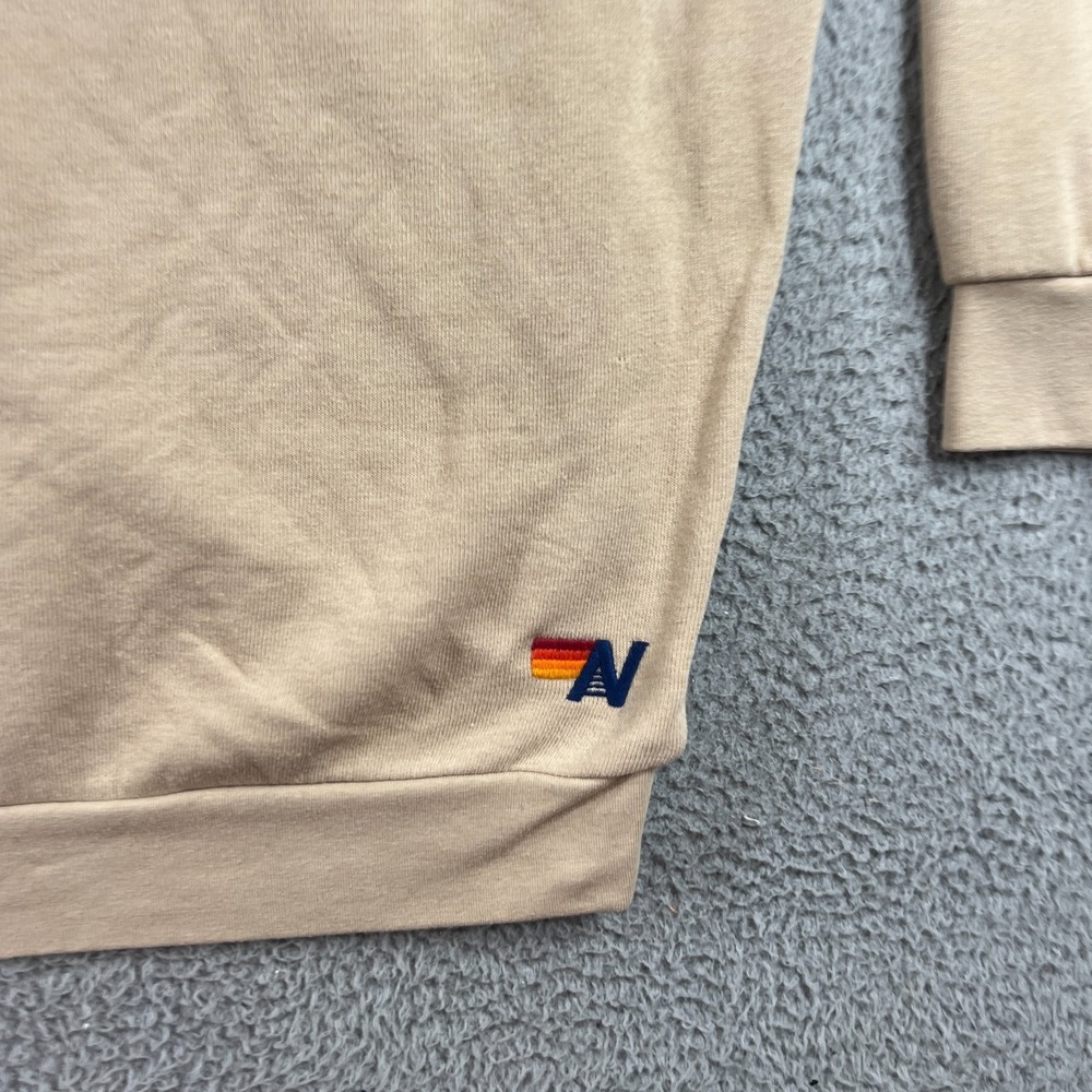 Aviator Nation Rainbow Heart Stitch Crewneck Sweatshirt Size Medium - Picture 2 of 14
